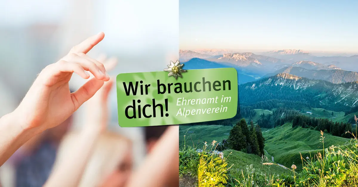 Bildmotiv "Ehrenamt: Wir brauchen Dich" - Imagefoto | © DAV