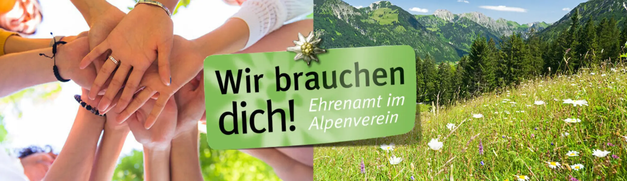 Bildmotiv "Ehrenamt: Wir brauchen Dich" - Imagefoto | © DAV